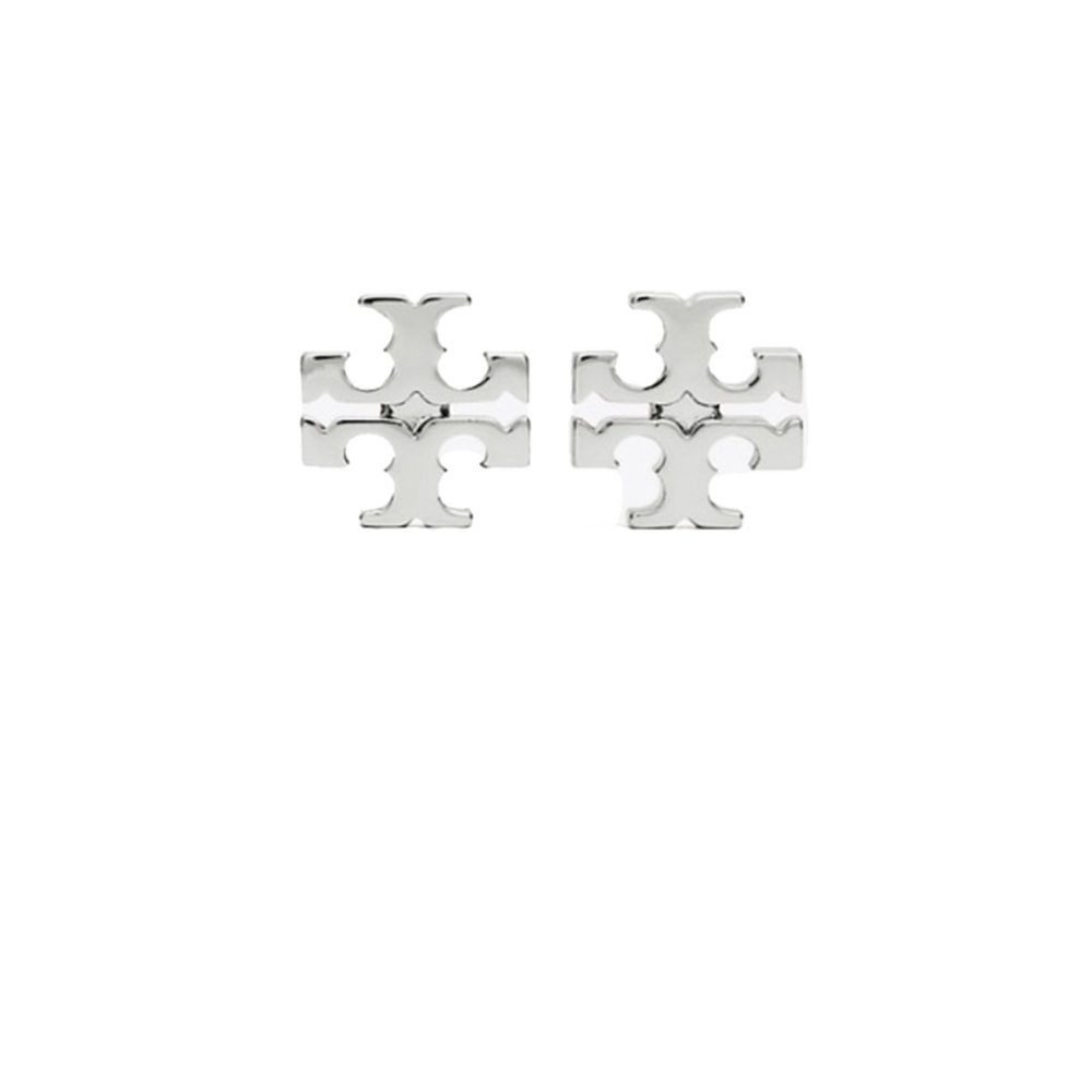 New Tory Burch Silver Kira Stud Earrings